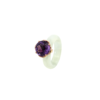 purple fleur white bg