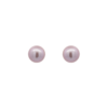 Purple Pearl Small Stud White BG